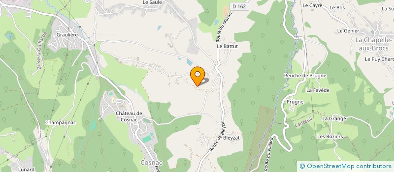 localisation de l'entreprise ZIKENSCENES  COSNAC