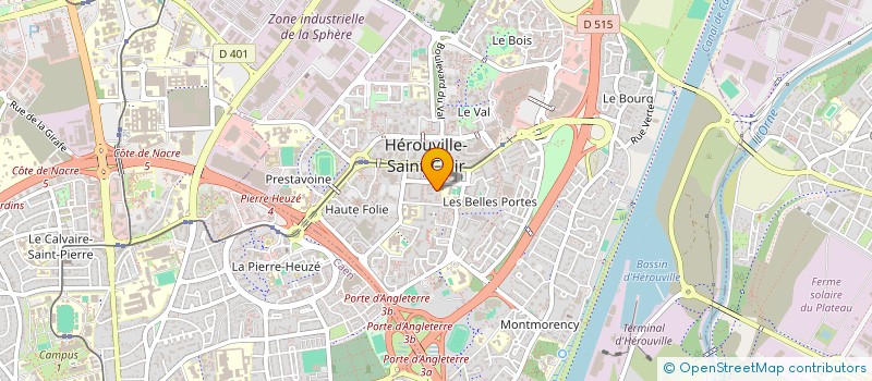 localisation de l'entreprise ZIKOS 242 à HEROUVILLE SAINT CLAIR