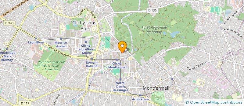 localisation de l'entreprise ZILAN à CLICHY-SOUS-BOIS