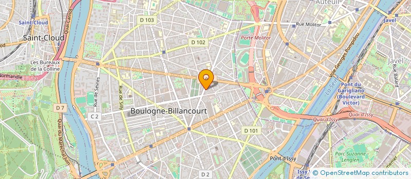localisation de l'entreprise ZILEA à BOULOGNE-BILLANCOURT