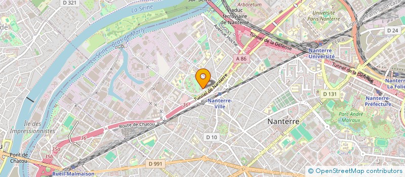 localisation de l'entreprise ZILINA  NANTERRE