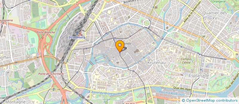 localisation de l'entreprise ZILIOX CREATION à STRASBOURG