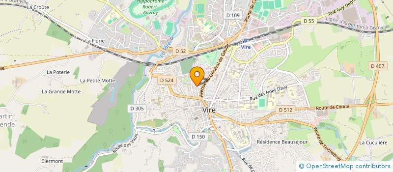 localisation de l'entreprise ZIM  VIRE-NORMANDIE