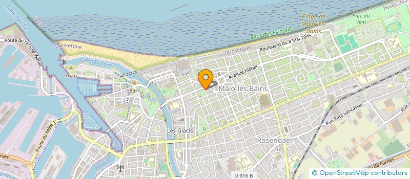 localisation de l'entreprise ZIMA à DUNKERQUE