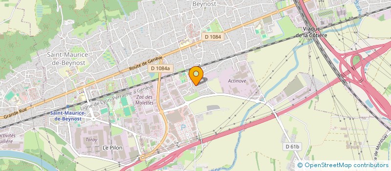 localisation de l'entreprise ZIMA BLUE CONSULTING à BEYNOST