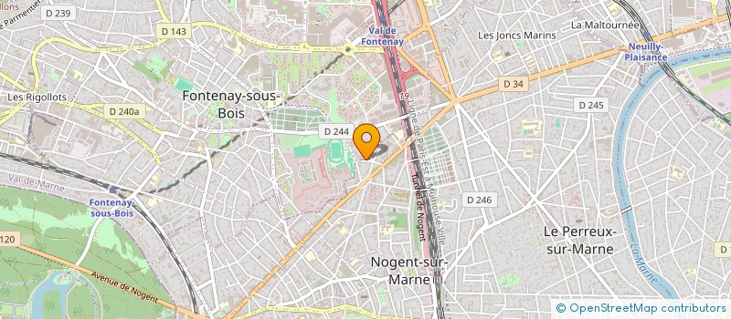 localisation de l'entreprise ZIMARENOVATION à NOGENT-SUR-MARNE