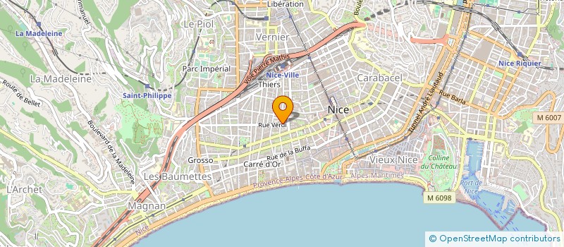 localisation de l'entreprise ZIMBREC-MAFROU à NICE