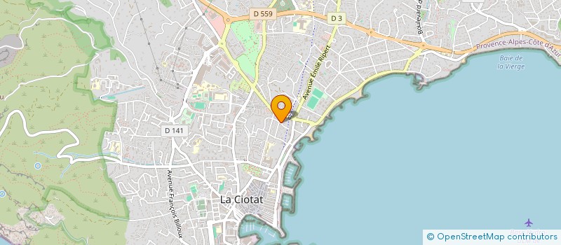 localisation de l'entreprise ZIMBRIS ORGANISATION à LA CIOTAT