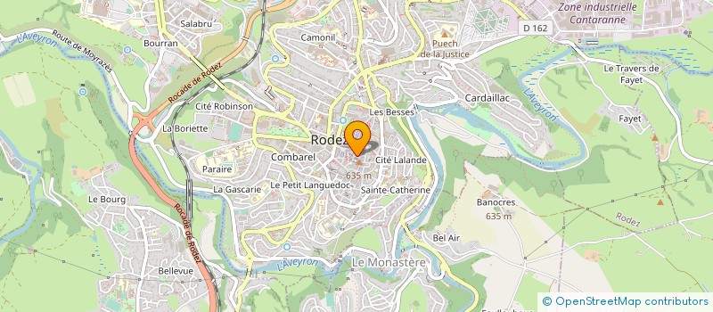 localisation de l'entreprise ZIMCO  RODEZ