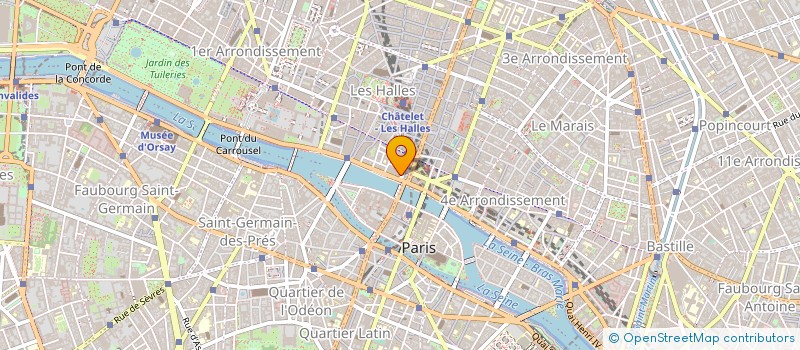 localisation de l'entreprise ZIMMER CHATELET à PARIS