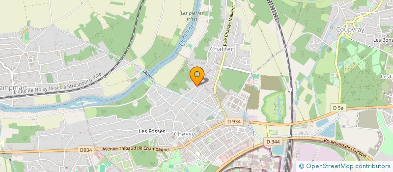 localisation de l'entreprise ZIMMER FINANCE  CHESSY