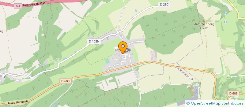 localisation de l'entreprise ZIMMER S.A.  ZIMMING