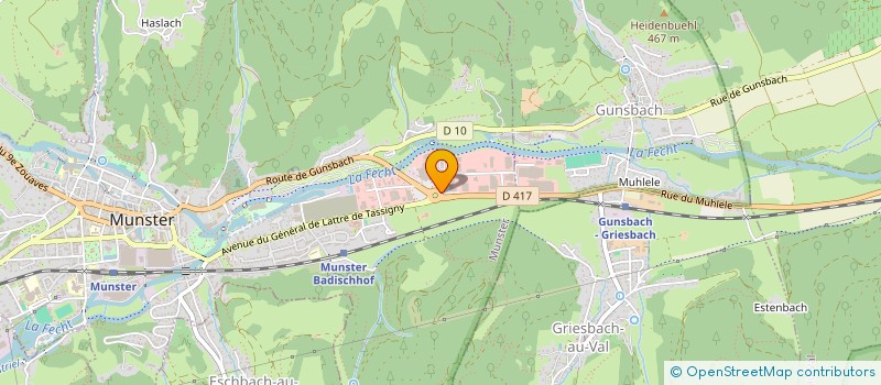 localisation de l'entreprise ZIMMERMANN BIKE SHOP  MUNSTER