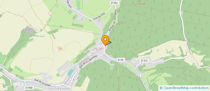 localisation de l'entreprise ZIMMERMANN ET CIE COMBUSTIBLES  TROISFONTAINES