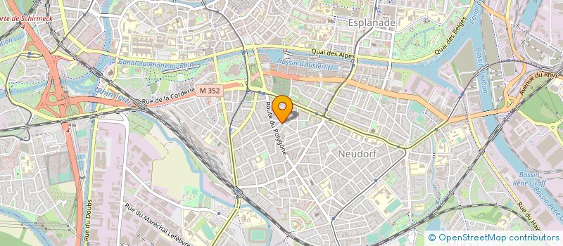 localisation de l'entreprise ZIMMERMANN SA à STRASBOURG
