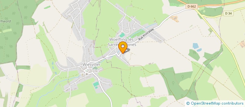 localisation de l'entreprise ZIMO  WLFLING-LES-SARREGUEMINES