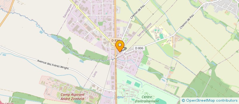 localisation de l'entreprise ZIMOLO à SERRES-CASTET