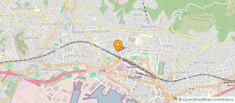 localisation de l'entreprise ZIMOU  TOULON