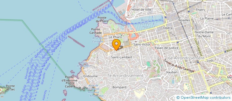 localisation de l'entreprise ZINA à MARSEILLE