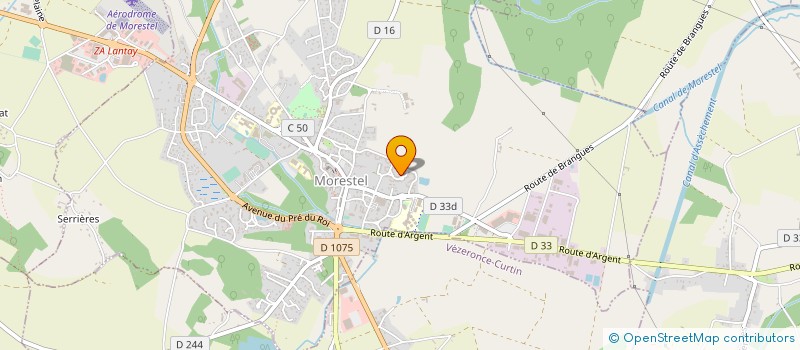 localisation de l'entreprise ZINA MARKET  MORESTEL