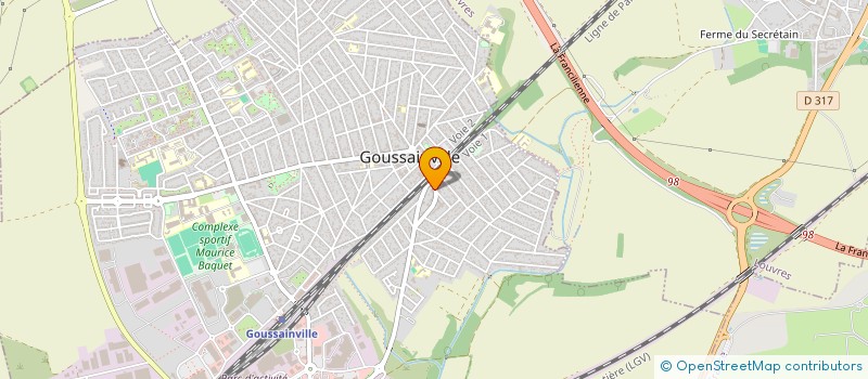 localisation de l'entreprise ZINA TRANSPORT à GOUSSAINVILLE