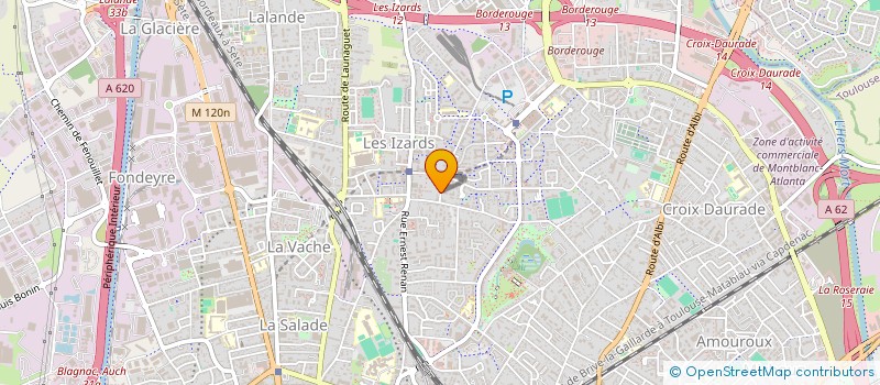 localisation de l'entreprise ZINABED à TOULOUSE