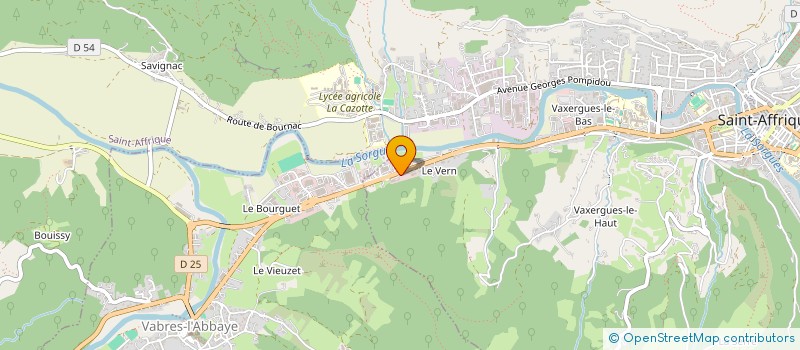 localisation de l'entreprise ZINALONI  ST-AFFRIQUE