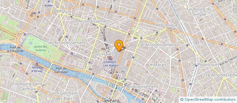 localisation de l'entreprise ZINAMO à PARIS