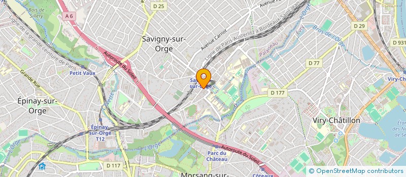 localisation de l'entreprise ZINAR à SAVIGNY-SUR-ORGE