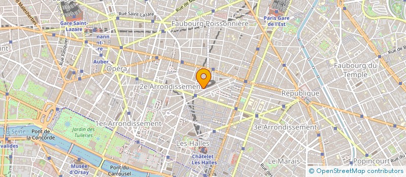 localisation de l'entreprise ZINC à PARIS
