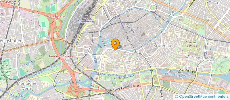 localisation de l'entreprise ZINC à STRASBOURG