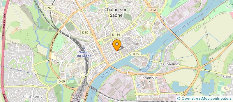 localisation de l'entreprise ZINC A FLO à CHALON-SUR-SAONE