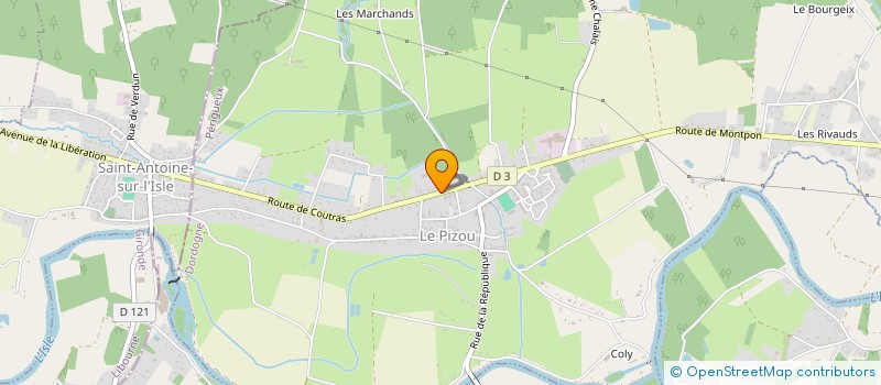 localisation de l'entreprise ZINC DESIGN  LE PIZOU