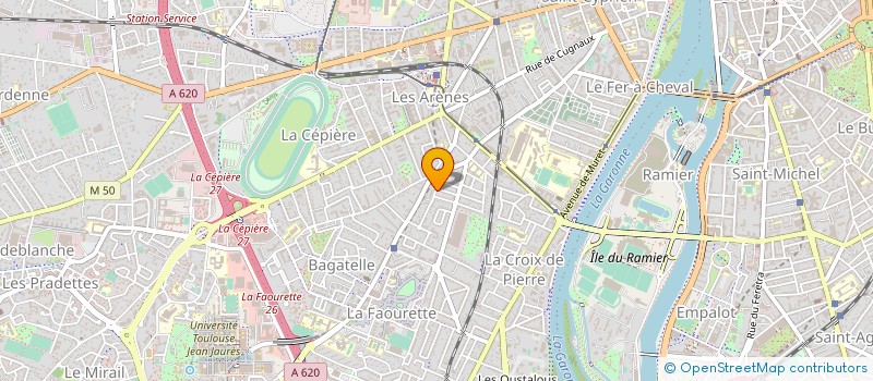 localisation de l'entreprise ZINC ET TOIT  TOULOUSE