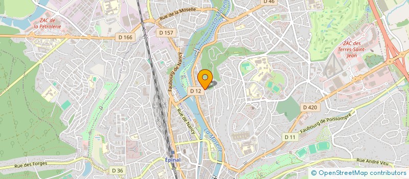 localisation de l'entreprise ZINC GRENADINE  EPINAL