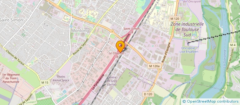 localisation de l'entreprise ZINCAL à TOULOUSE