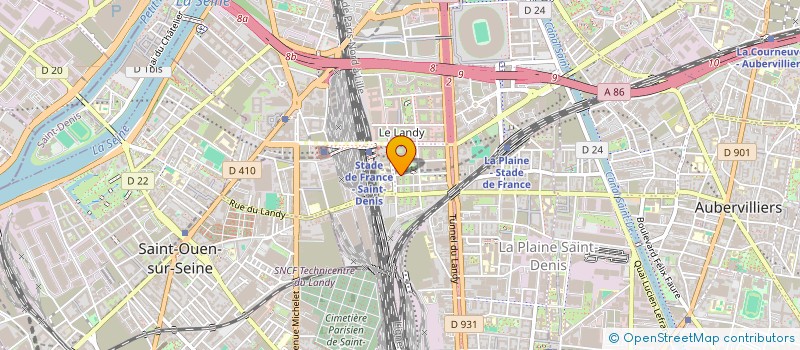 localisation de l'entreprise ZINCH TECH à SAINT-DENIS