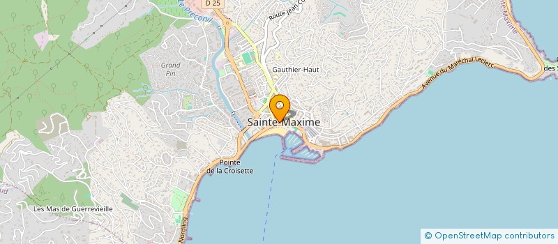 localisation de l'entreprise ZINCK CONSTRUCTIONS à SAINTE-MAXIME