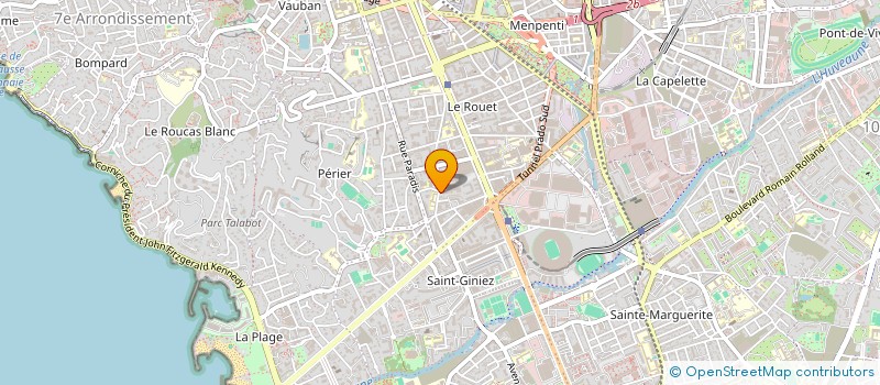 localisation de l'entreprise ZINCO à MARSEILLE