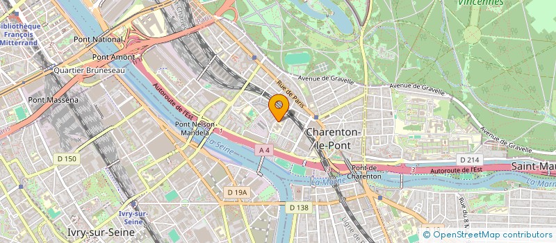 localisation de l'entreprise ZIND'IMMO  CHARENTON-LE-PONT