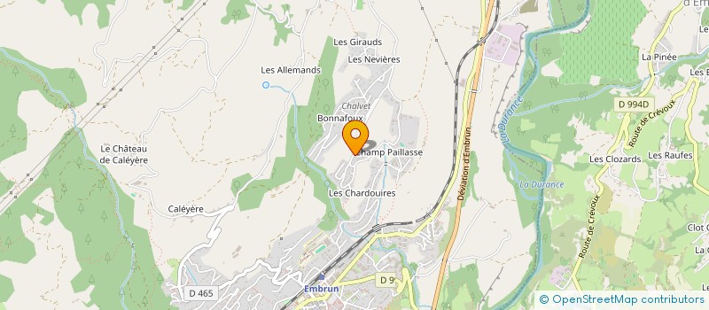 localisation de l'entreprise ZINDAN  EMBRUN