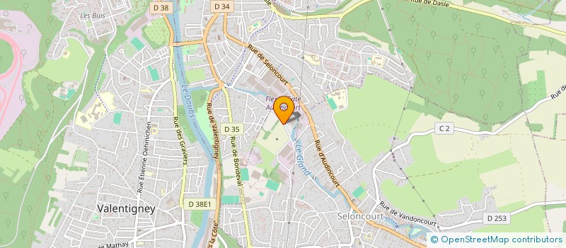 localisation de l'entreprise ZINDEL BATIMENT  SELONCOURT