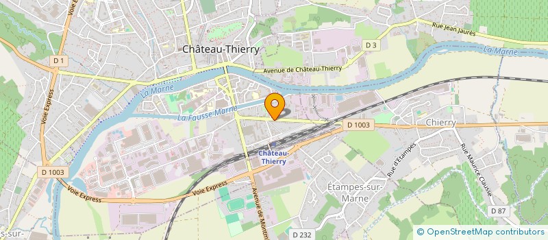 localisation de l'entreprise ZINEB à CHATEAU-THIERRY