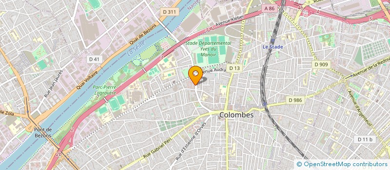 localisation de l'entreprise ZINEB à COLOMBES