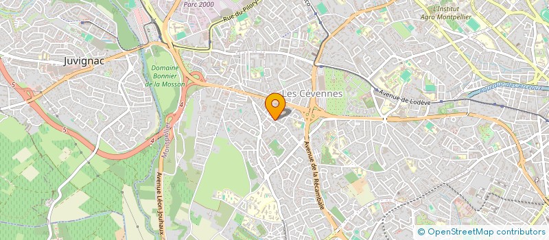 localisation de l'entreprise ZINEB BEAUTE à MONTPELLIER
