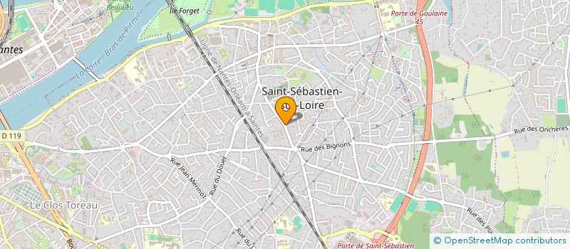 localisation de l'entreprise ZINGALO TAXI à SAINT-SEBASTIEN-SUR-LOIRE