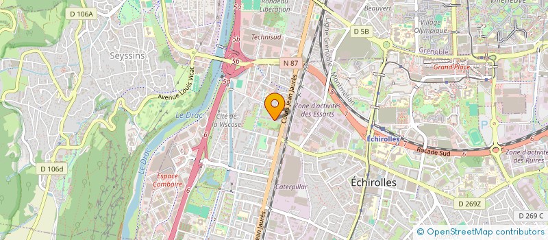 localisation de l'entreprise ZINGRAFF CONSULTING à ECHIROLLES