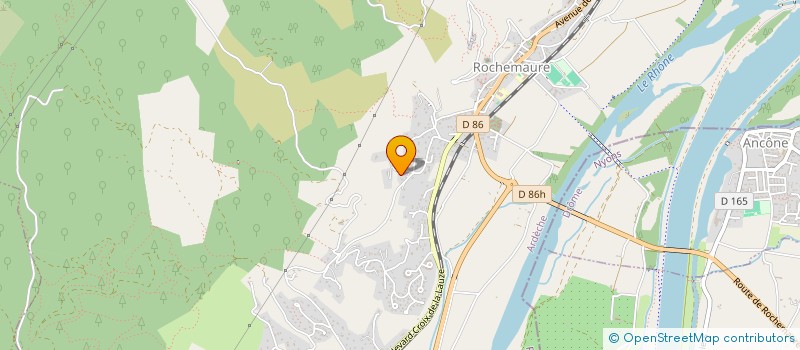 localisation de l'entreprise ZINGUERIE MONTILIENNE à ROCHEMAURE
