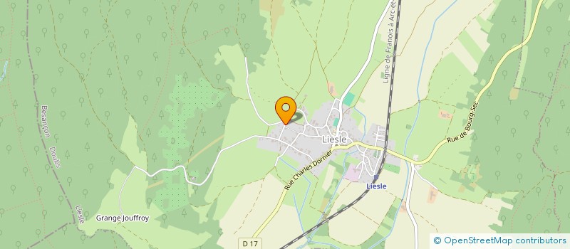 localisation de l'entreprise ZINGUERIE SKIBA  LIESLE