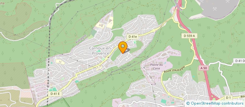 localisation de l'entreprise ZINI  LE CASTELLET